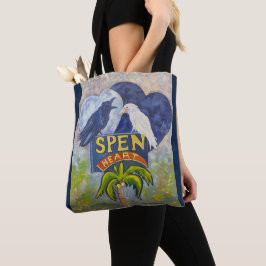 SpenHeart, Spenard, Anchorage Icon Tote Bag Tygkasse