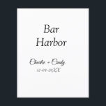 Spennarrest i Bar Harbor brudtärna bröllop a<br><div class="desc">Design</div>