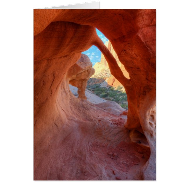 Spenslig båge hälsningskort (Framsidan)