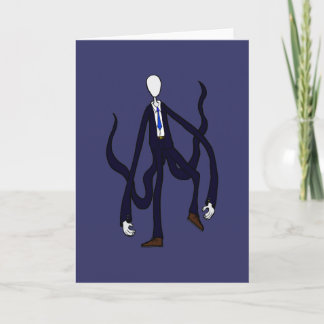 Spenslig man - bok av monster Halloween Kort