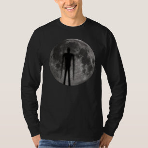 Spenslig månelångärmadT-tröja T Shirt