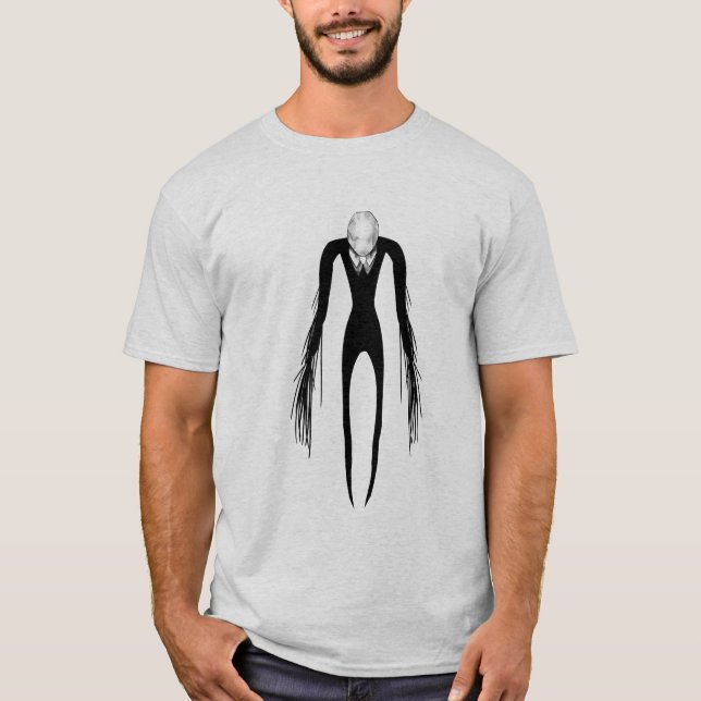 Spenslig manmemeskjorta tee (Framsida)