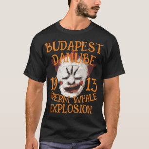 Sperm Whale Explosion BUDAPEST DANUBE RIVER 1913 T Shirt
