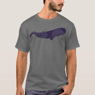Sperm Whale Mandala T Shirt