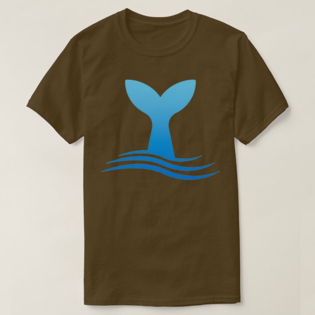 Sperm Whale Sperm Whale Svan i Vinkara val i Oce T Shirt (Design framsida)