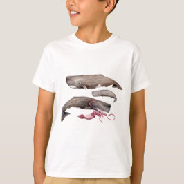 Sperm whale trio t shirt