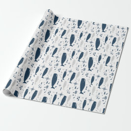 SPERM WHALE WHITBLUE MED STRUKTUR PRESENTPAPPER
