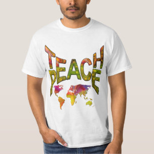 Sperma för fred globalt t shirt