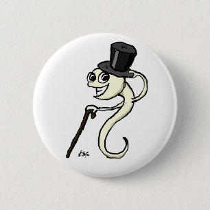 Sperma i en top hat knäppas knapp