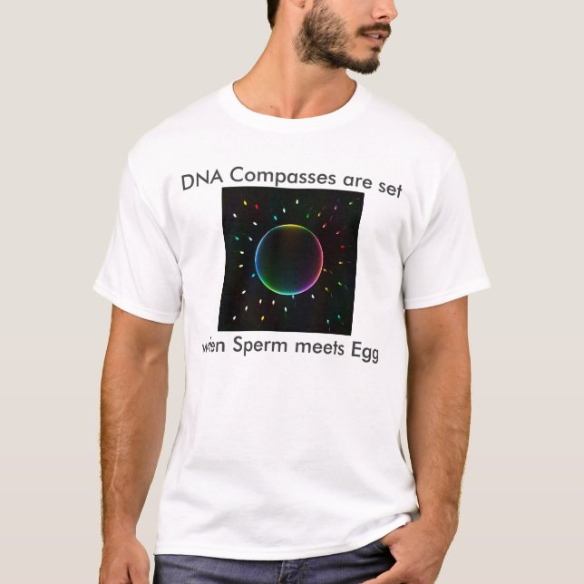 Sperma möter ägget… t-shirt (Framsida)