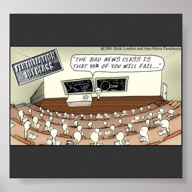 Spermaklass 101 Rolig Poster (Framsidan)