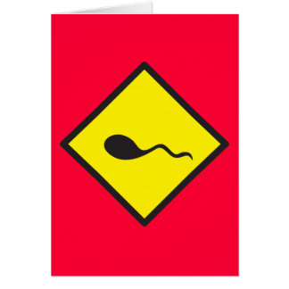 SPERMAkorsning Hälsningskort