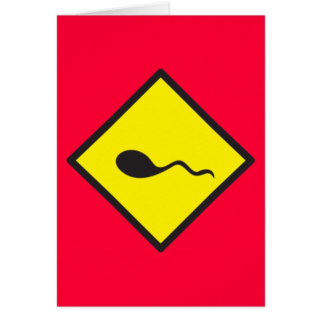 SPERMAkorsning Hälsningskort (Framsidan)