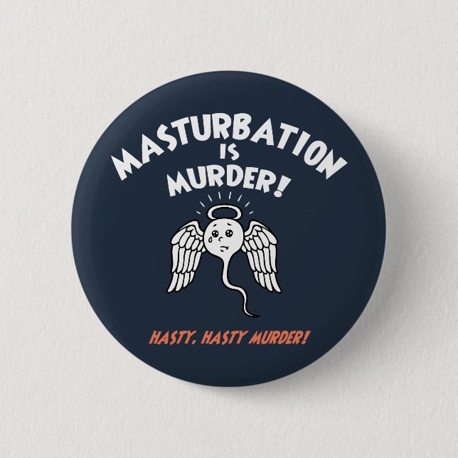 Spermicide! Räckt rött! Knapp (Framsida)