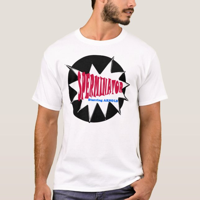 Sperminator T-shirt (Framsida)