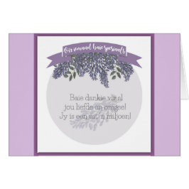 Spesiaals för Vir iemandbaie Hälsningskort