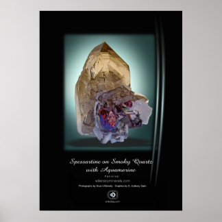 SPESSARTINE ROKY QUARTZ POSTER
