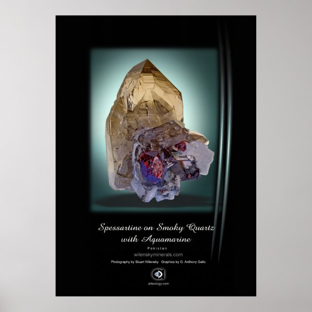 SPESSARTINE ROKY QUARTZ POSTER (Framsidan)