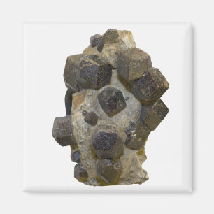 Spessartite i matris magnet
