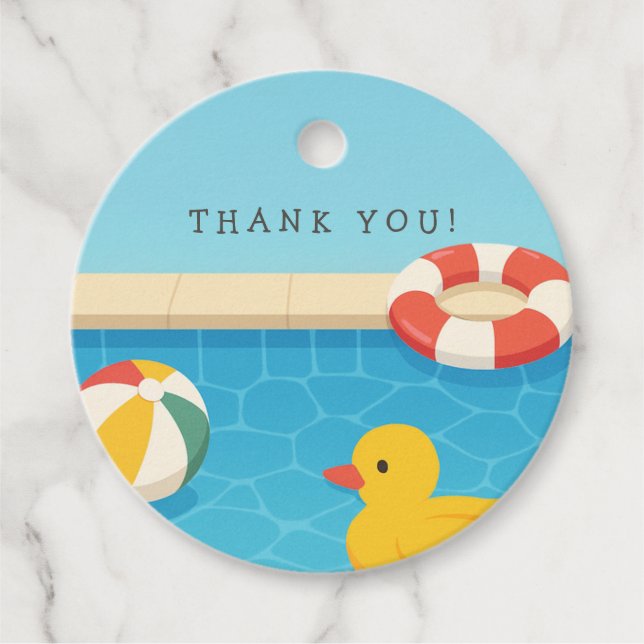 Speth Stänk, det är en Baby-babystötare Gåvor Etiketter (Framsida)