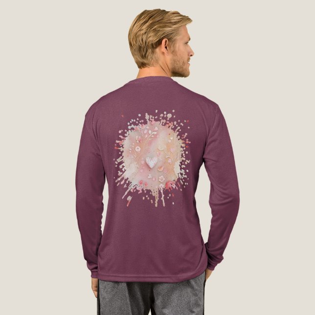 Spets och ljus t shirt (Hel baksida)