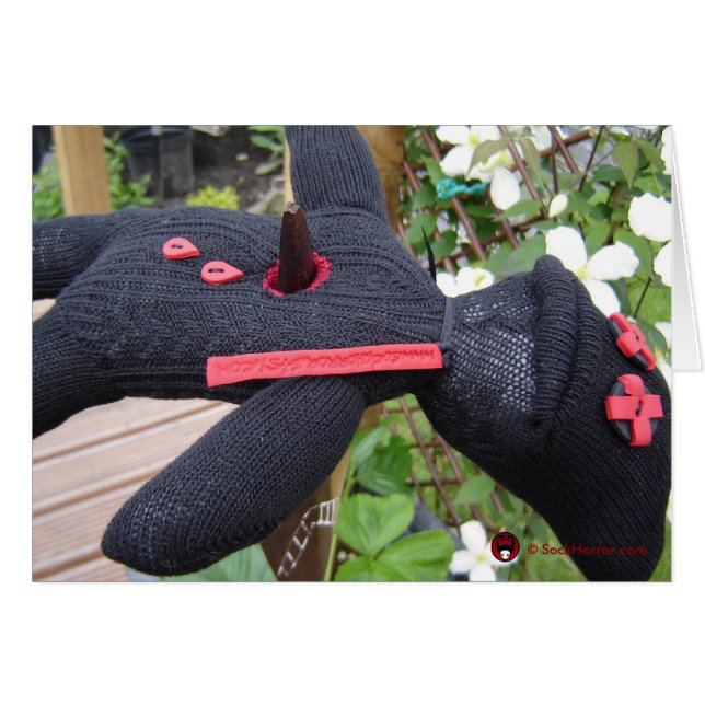 Spetsat Hälsningskort (Framsidan Horizontal)