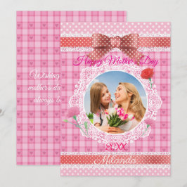 Spetsband Glad mors dag-kort Kort