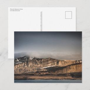Spetsbergen Svalbard Landskapsfoto Vykort