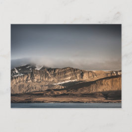Spetsbergen Svalbard Landskapsfoto Vykort