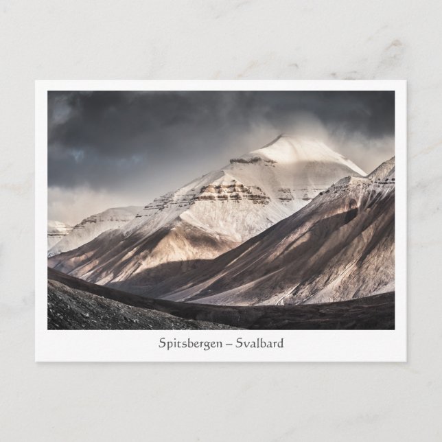 Spetsbergen Svalbard Vykort (Framsida)