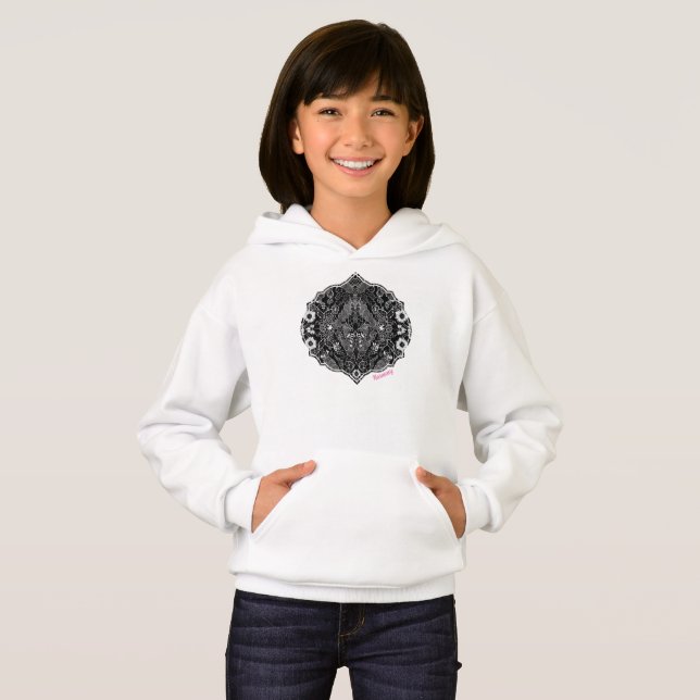 Spetsblommig harmoni t shirt (Hel framsida)