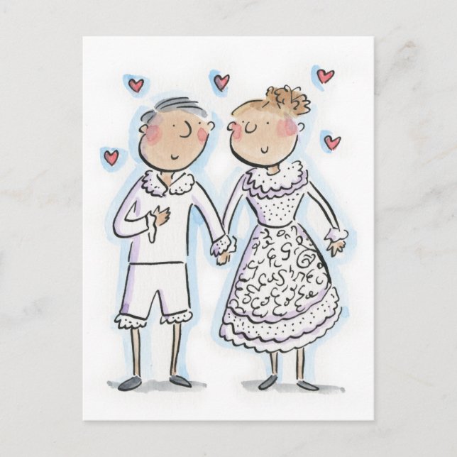 Spetstillbehör årsdag vykort (Framsida)