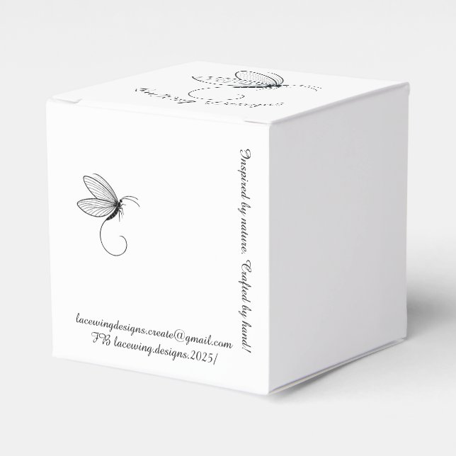 Spetsvinge Box Presentaskar (Framsidan Sidan)