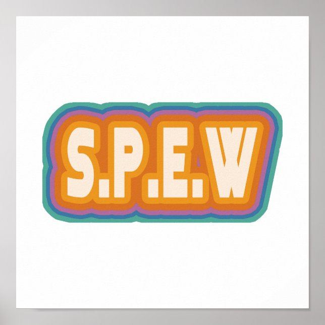 SPEW Society of the Promotion of Elfish Welfare Poster (Framsidan)