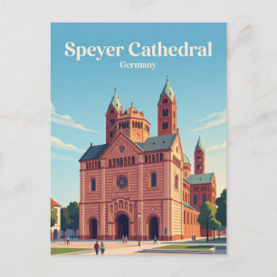 Speyer domkyrka Tyskland Vykort