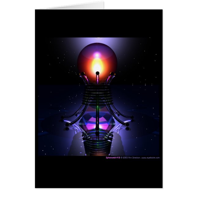 Spheramid #12 hälsningskort (Framsidan)