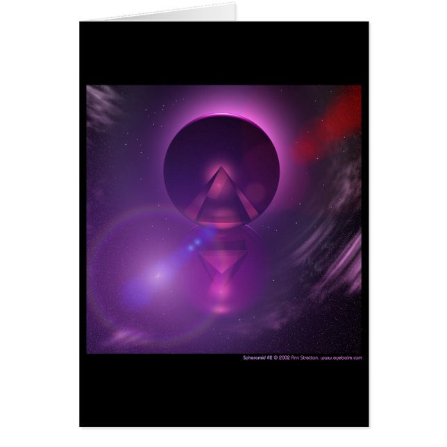 Spheramid #2 hälsningskort (Framsidan)