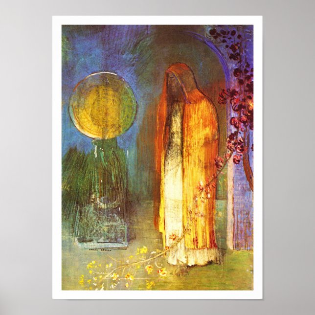 Sphere by Odilon Redon Poster (Framsidan)
