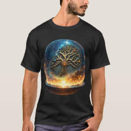 Sphere of Life – The Golden World Tree.  T Shirt