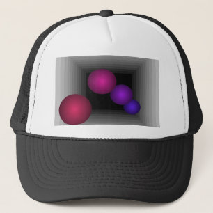 Spheres för oändlighet för illusion för färgr truckerkeps