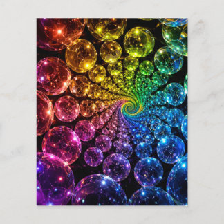 Spheres Iridescente retour sur Fibonacci suite Flygblad