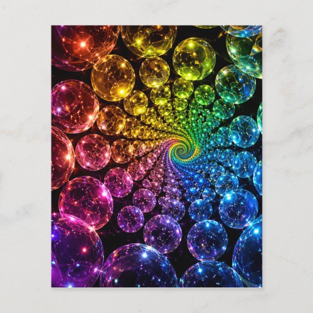 Spheres Iridescente retour sur Fibonacci suite Flygblad (Framsidan)
