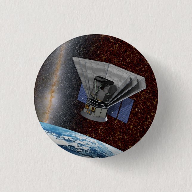 SPHEREx Galaxy Hunter-rymdfarkoster Knapp (Framsida)