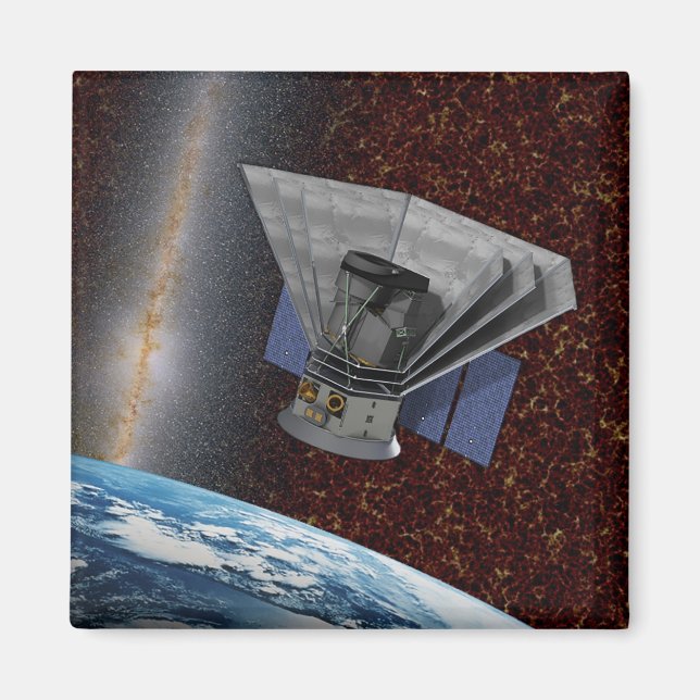 SPHEREx Galaxy Hunter-rymdfarkoster Magnet (Framsidan)