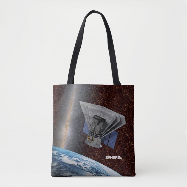 SPHEREx Galaxy Hunter-rymdfarkoster Tygkasse (Framsida)