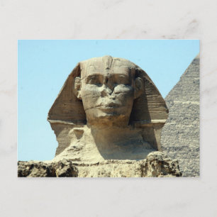 sphinx ansikte vykort