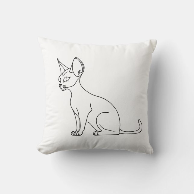 sphinx draw cushion kudde (Framsida)