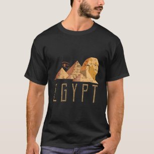 Sphinx Egypten Pyramid Kung T Shirt