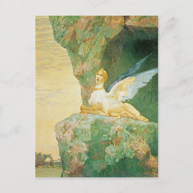 Sphinx-förtvivlan, 1890 vykort (Framsida)