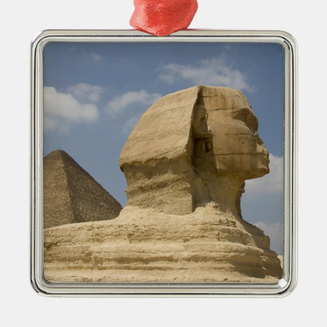 Sphinx, Giza, Al Jizah, Egypten Julgransprydnad Metall (Framsidan)